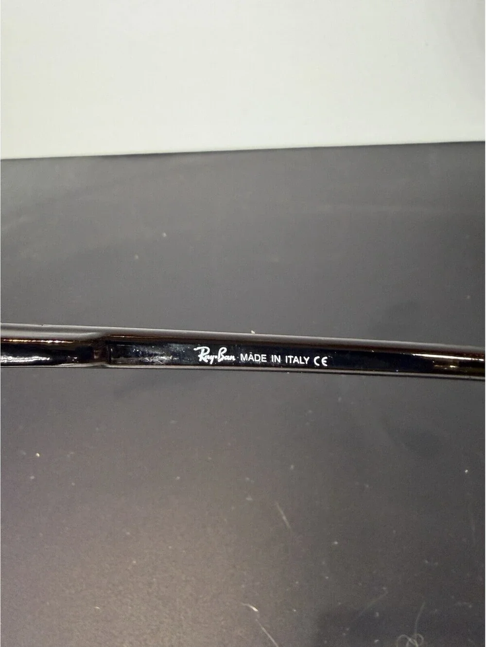 RAY BAN Wayfarer Style Sunglasses W/ Yellow Mirrored Lens